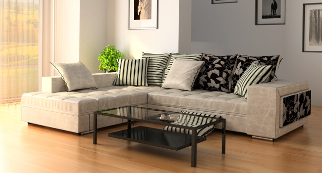 Living Room on rented house Redditch